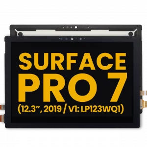 LCD Assembly With Digitizer For Microsoft Surface Pro 7 (Extension Cable Included) (1866 / Version 1: LP123WQ1) (Refurbished)