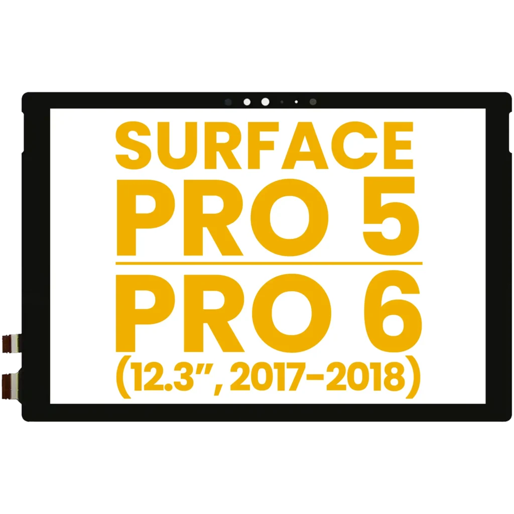 Digitizer With Flex Cable For Microsoft Surface Pro 5 / Pro 6 (1796) (Glass Separation Required)
