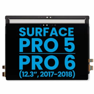LCD Assembly With Digitizer For Microsoft Surface Pro 5 (1796) / Surface Pro 6 (1807) (Aftermarket) (Black)