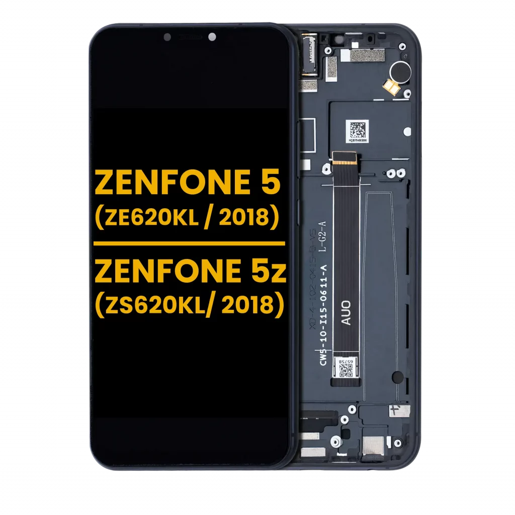 LCD Assembly With Frame For Asus ZenFone 5 (ZE620KL / 2018) / 5z (ZS620KL / 2018) (Refurbished) (Midnight Blue)