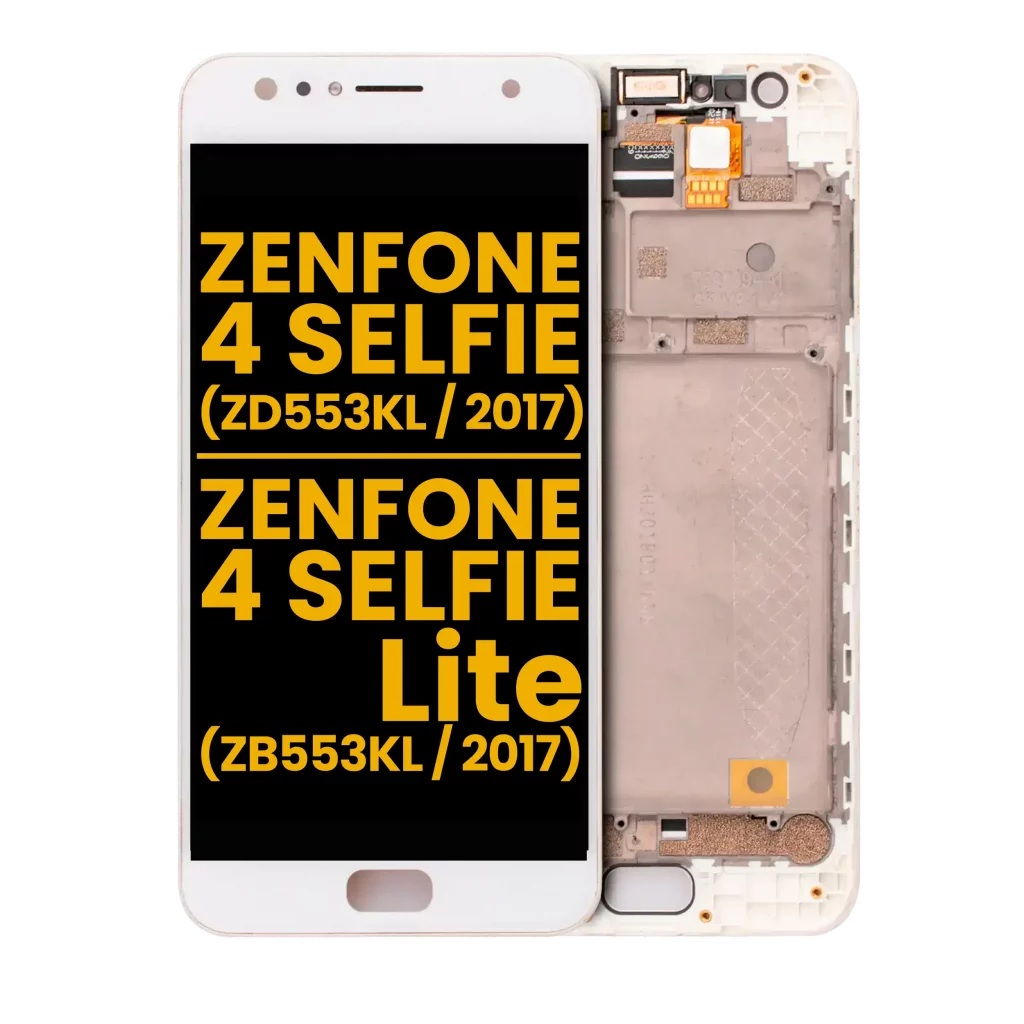 LCD Assembly With Frame For Asus ZenFone 4 Selfie (ZD553KL / 2017) / ZenFone 4 Selfie Lite (ZB553KL / 2017) (Refurbished) (White)
