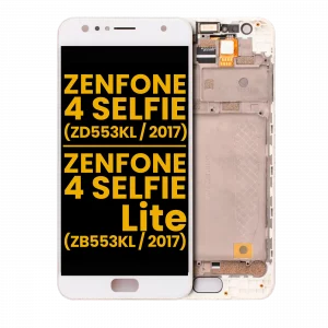 LCD Assembly With Frame For Asus ZenFone 4 Selfie (ZD553KL / 2017) / ZenFone 4 Selfie Lite (ZB553KL / 2017) (Refurbished) (White)