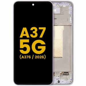 OLED Assembly With Frame For Samsung Galaxy A37 5G (A376 / 2026) (Refurbished) (Light Violet)