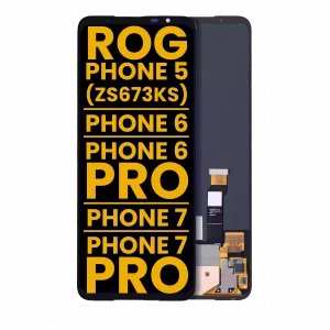 OLED Assembly Without Frame For Asus ROG Phone 5 (ZS673KS) / ROG Phone 6 / ROG Phone 6 Pro / ROG Phone 7 / ROG Phone 7 Pro (Refurbished) (All Colors)