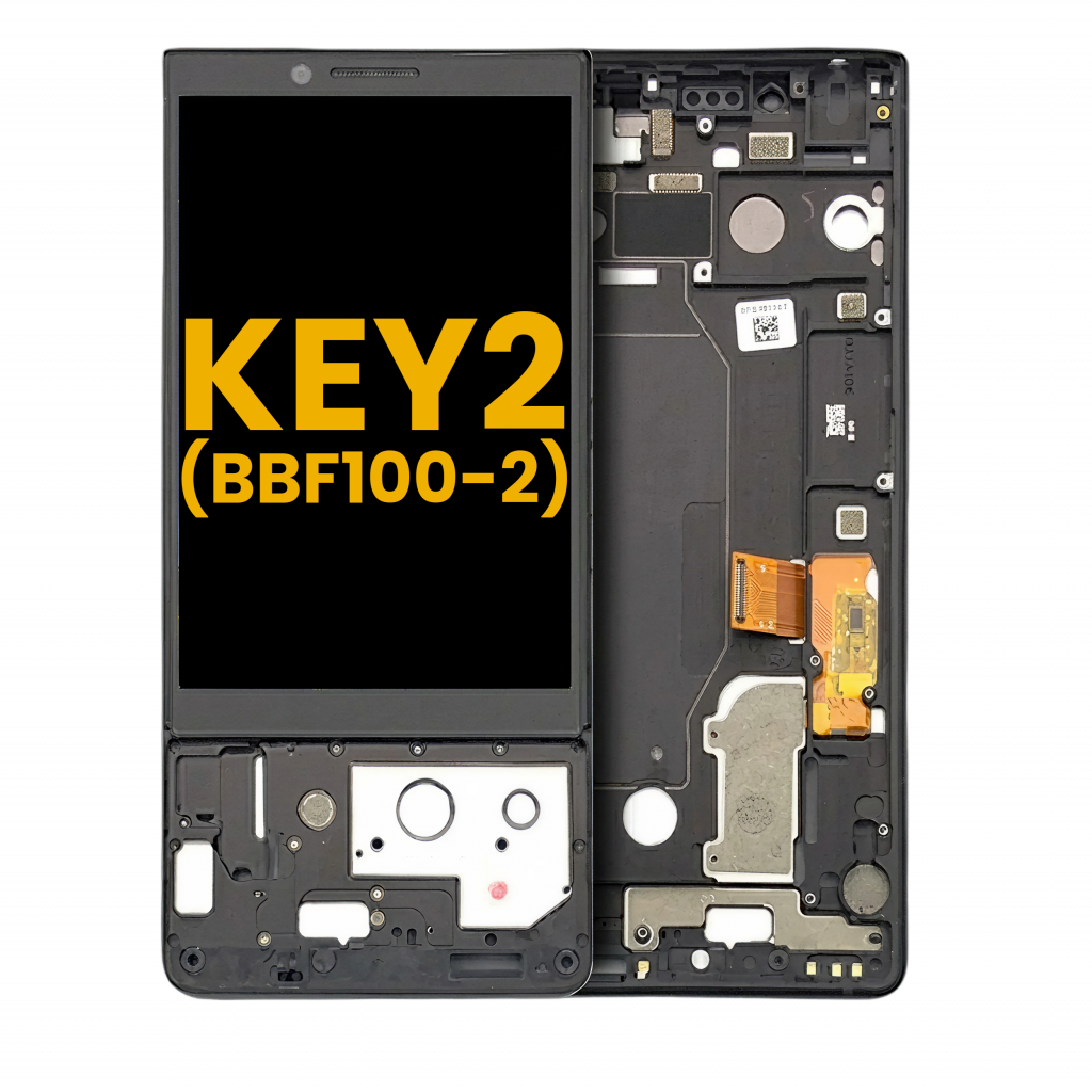 LCD Assembly With Frame For BlackBerry Keytwo (BBF100-2)