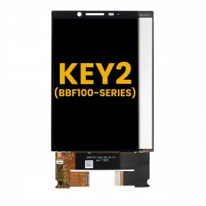 LCD Assembly Without Frame For BlackBerry KEY2 (BBF100 Series) (Refurbished) (Black)