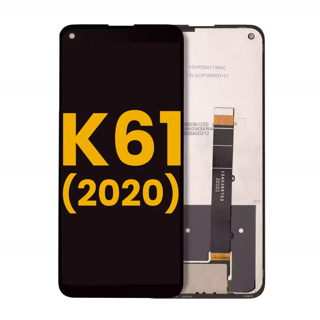 LCD Assembly Without Frame For LG K61 (2020) (Refurbished) (Black)