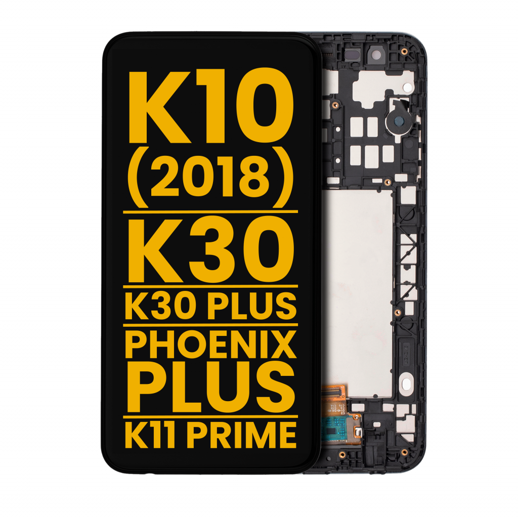 LCD Assembly With Frame For LG K10 (2018) / K30 / K30 Plus / Phoenix Plus / K11 Prime (Refurbished) (All Colors)