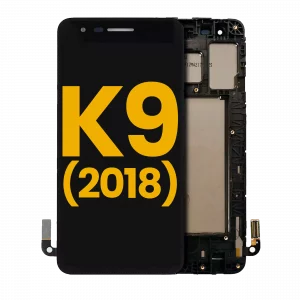 LCD Assembly With Frame For LG K9 (2018) (Refurbished) (Black)