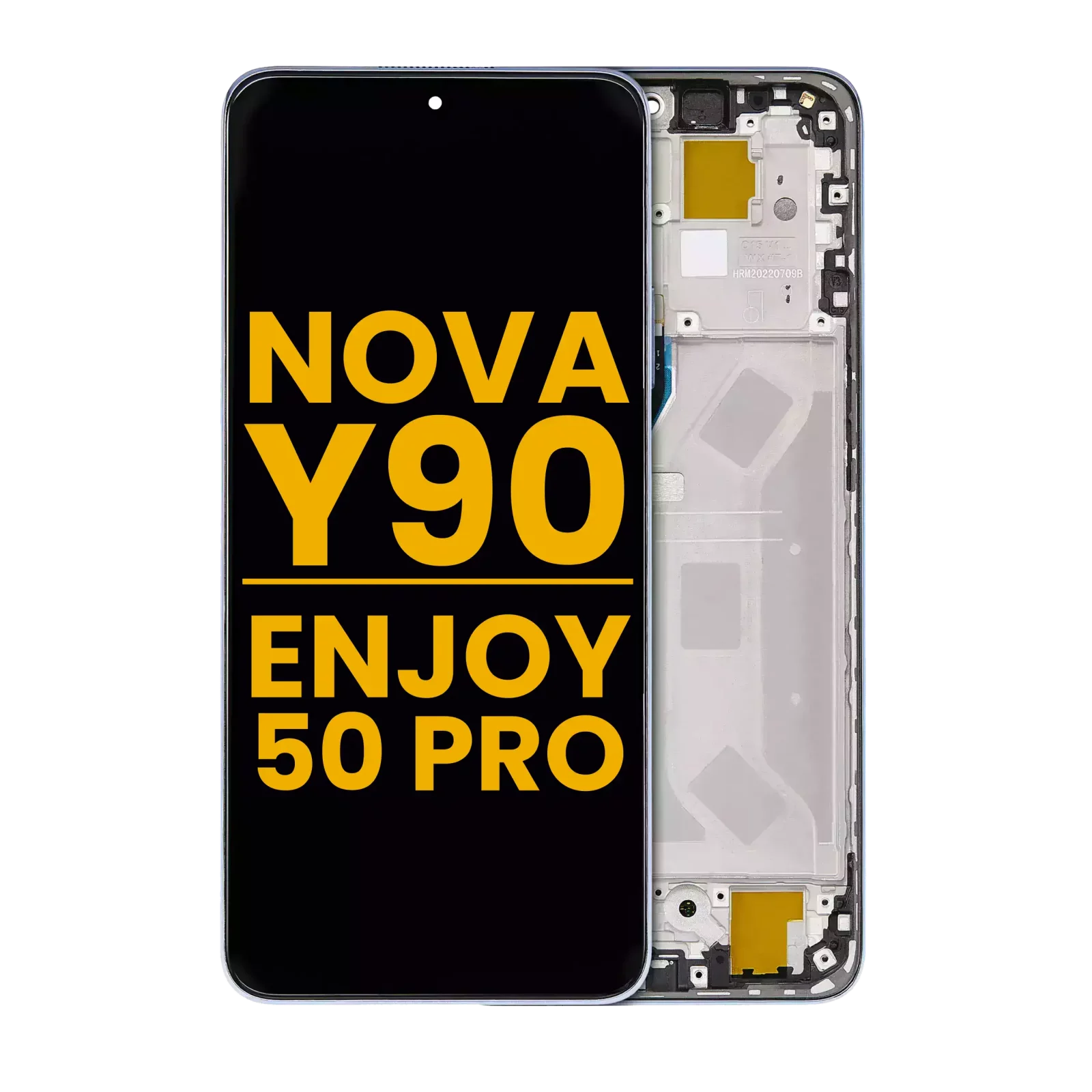 LCD Assembly With Frame For Huawei Nova Y90 / Enjoy 50 Pro (Refurbished) (Crystal Blue)