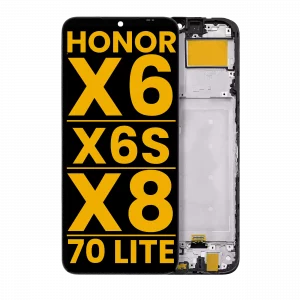 LCD Assembly With Frame For Honor X6 / X6S / X8 5G / 70 Lite 5G (Refurbished) (All Colors)