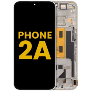 OLED Assembly With Frame For Nothing Phone (2a) (Refurbished) (White)