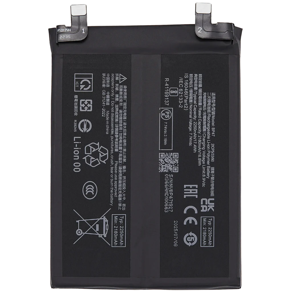 Replacement Battery For Xiaomi Redmi Note 11 Pro Plus 5G (BP47)