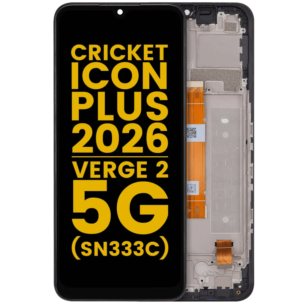 LCD Assembly With Frame For Cricket lcon Plus (2026) (SN333C) / AT&T Verge 2 5G (Refurbished) (All Colors)