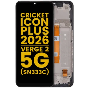 LCD Assembly With Frame For Cricket lcon Plus (2026) (SN333C) / AT&T Verge 2 5G (Refurbished) (All Colors)