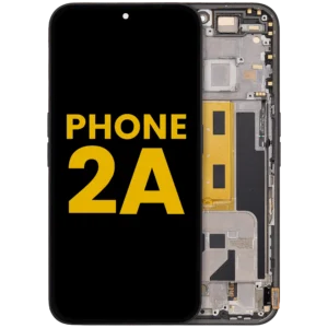 OLED Assembly With Frame For Nothing Phone (2a) (Refurbished) (Black)