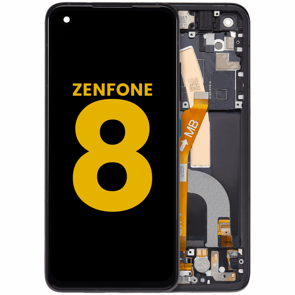 OLED Assembly with Frame Compatible For Asus ZenFone 8 (Refurbished)