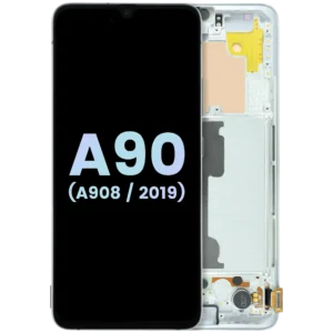 OLED Assembly With Frame For Samsung Galaxy A90 5G (A908 / 2019) (Service Pack) (White)