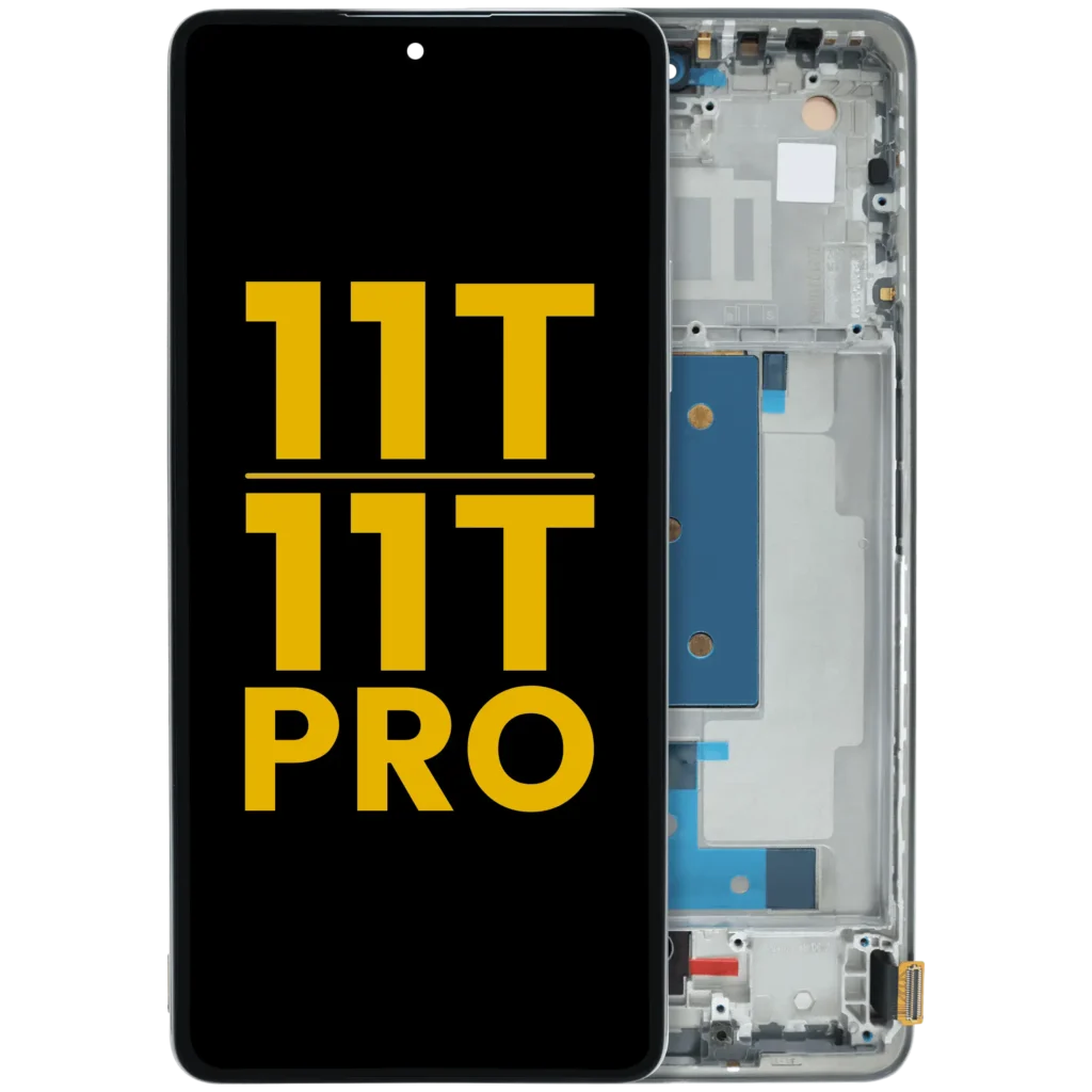 OLED Assembly With Frame For Xiaomi 11T / 11T Pro (Refurbished) (Celestial Blue)