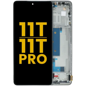 OLED Assembly With Frame For Xiaomi 11T / 11T Pro (Refurbished) (Celestial Blue)