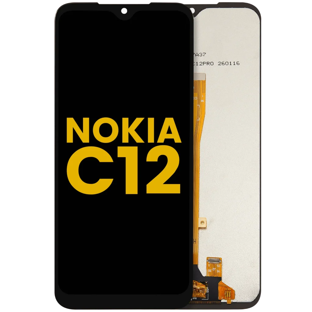 LCD Assembly without Frame For Nokia C12 (Refurbished)