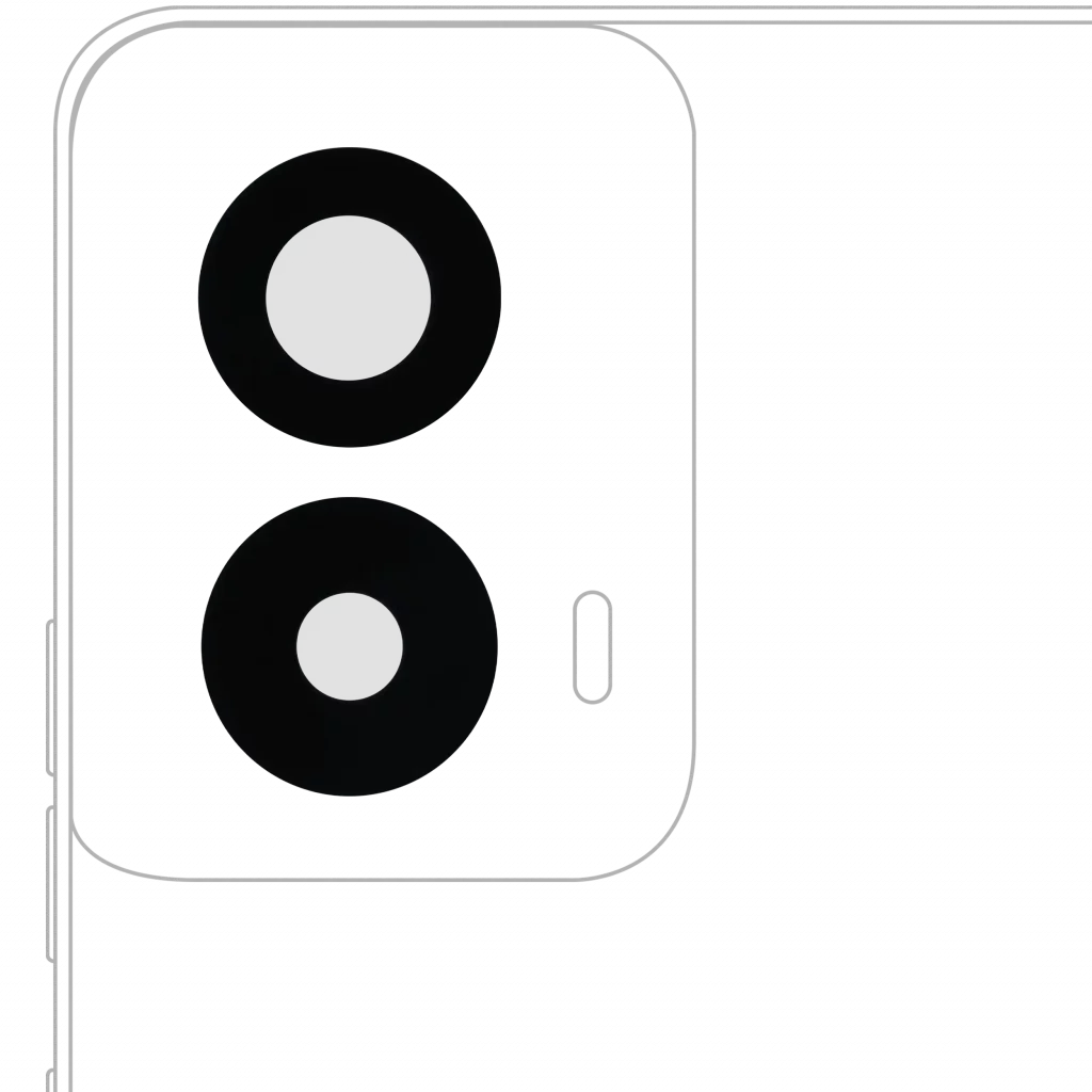 Back Camera Lens (Glass Only) With Adhesive For Motorola Moto Edge 2024 (XT2405 / 2024) (All Colors)
