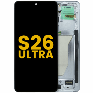 OLED Assembly With Frame For Samsung Galaxy S26 Ultra 5G (US & International) (Refurbished) (Silver Shadow)