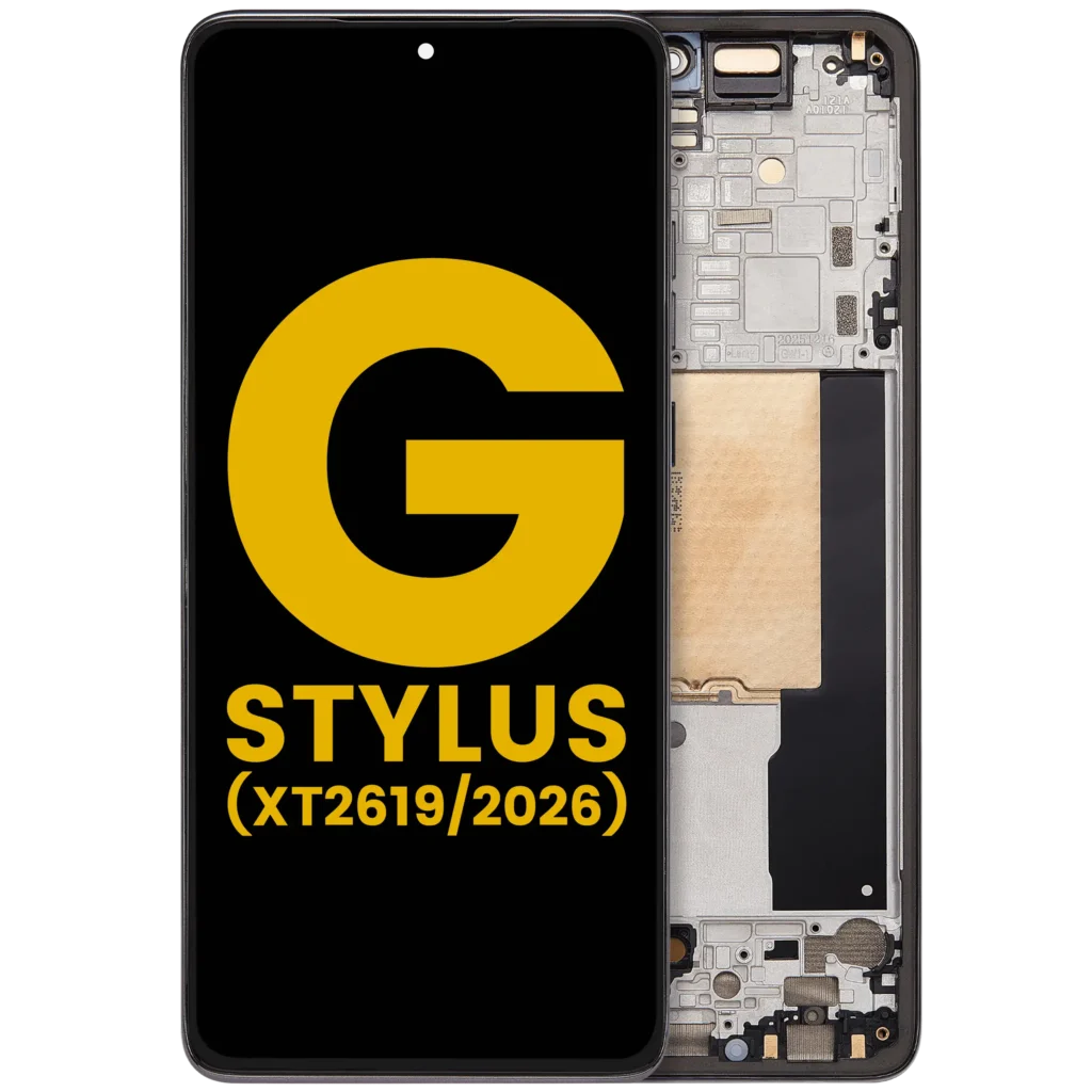 OLED Assembly With Frame Compatible For Motorola Moto G Stylus 5G (XT2619/2026) (Refurbished) (Coal Smoke)