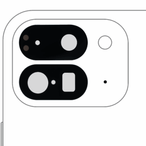 Back Camera Lens (Glass Only) With Adhesive For Google Pixel 9 Pro Fold