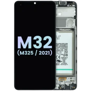 LCD Assembly With Frame Compatible For Samsung Galaxy M32 (M325) (Service Pack) (All colors)