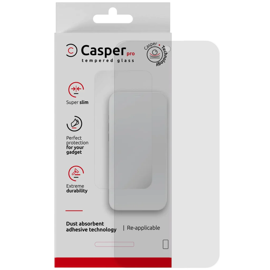 Casper Pro Tempered Glass Compatible For Samsung Galaxy A37 5G (Retail Pack) (Clear)