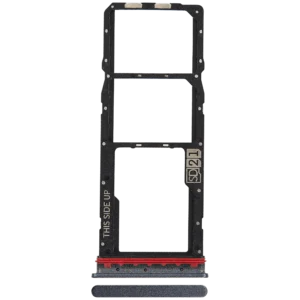 Single Sim Card Tray For Motorola Moto G14 (XT2341 / 2023) (Premium) (Steel Gray)