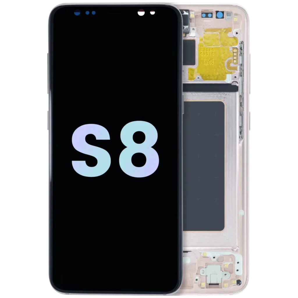LCD Assembly With Frame For Samsung Galaxy S8 (Service Pack) (Pink)