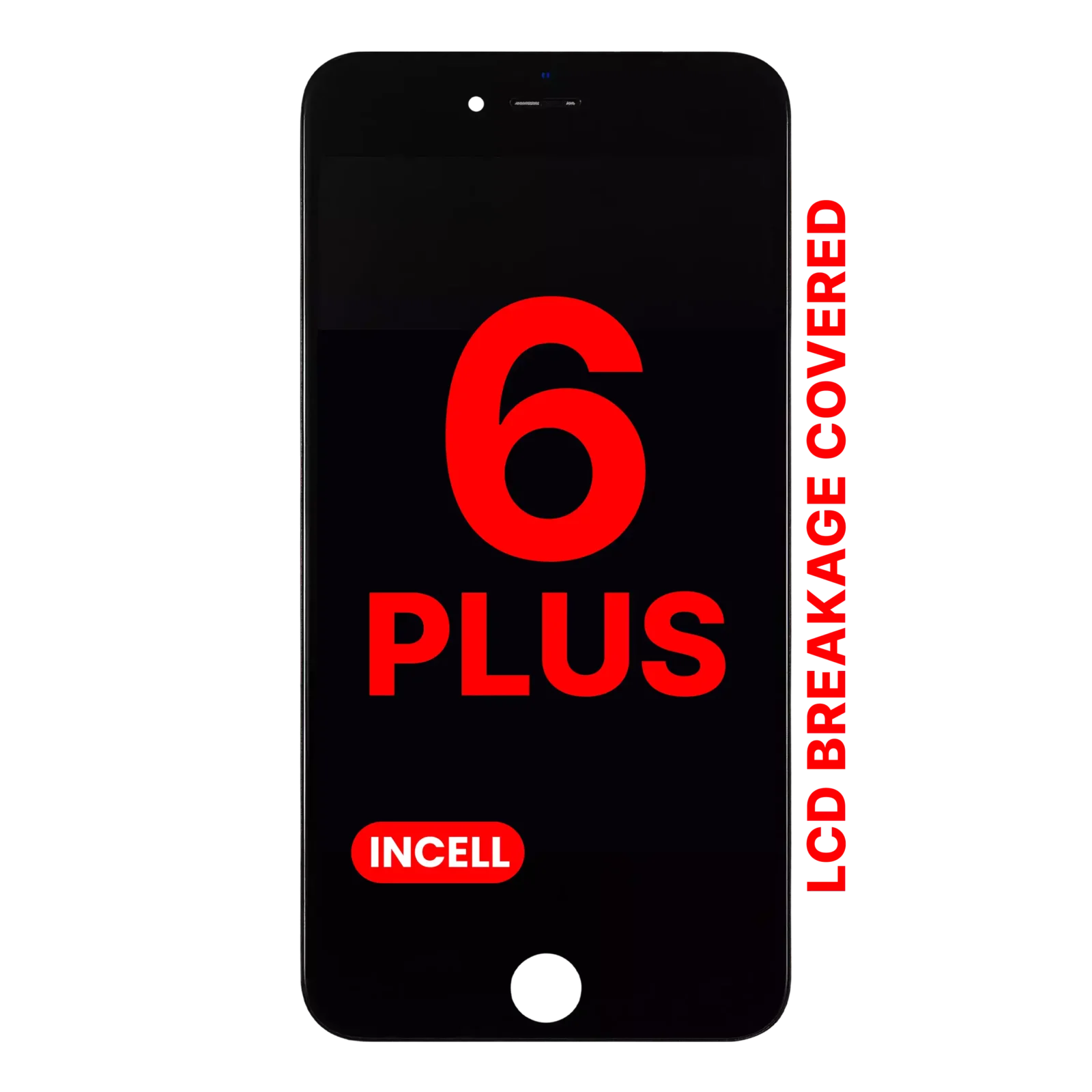 LCD Assembly For iPhone 6 Plus (Aftermarket Pro: XO7 Incell) (Black)