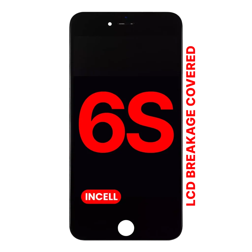 LCD Assembly With Steel Plate For iPhone 6S (Aftermarket Pro: XO7 Incell) (Black)