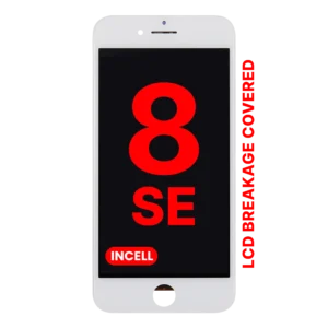 LCD Assembly With Steel Plate For iPhone 8 / SE (2020 / 2022) (Aftermarket Pro: XO7 Incell) (White)