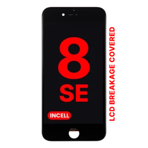 LCD Assembly With Steel Plate For iPhone 8 / SE (2020 / 2022) (Aftermarket Pro: XO7 Incell) (Black)
