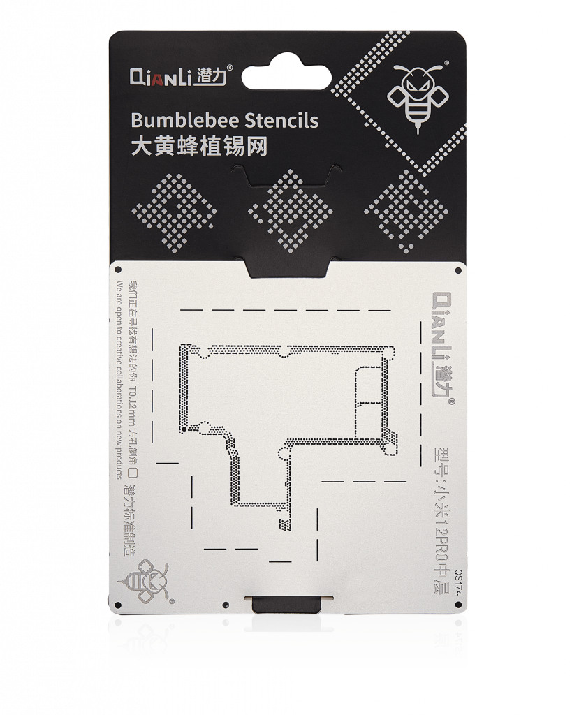 Bumblebee Stencil (QS174) For Xiaomi 12 Pro Middle Layered (Qianli)