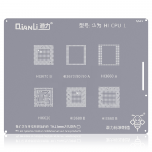 Bumblebee Stencil (QS169) For Xiaomi 12 / 12 Pro / Honor Magic V / Realme GT2 Pro / Vivo IQ009 / 9 Pro (SM8450) CPU Universal Series (Qianli)