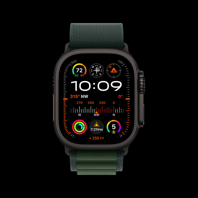 Apple Watch Ultra 2 (Black Titanium) - 49MM (Green Alpine Loop) (Grade A)