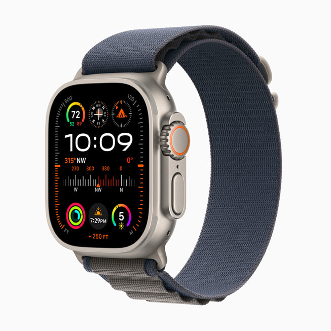 Apple Watch Ultra 2 (Natural Titanium) - 49MM (Navy Ocean Band) (NEW (SEALED))
