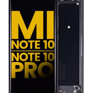 OLED Assembly With Frame For Xiaomi Mi Note 10 / Note 10 Pro (Refurbished) (Midnight Black)