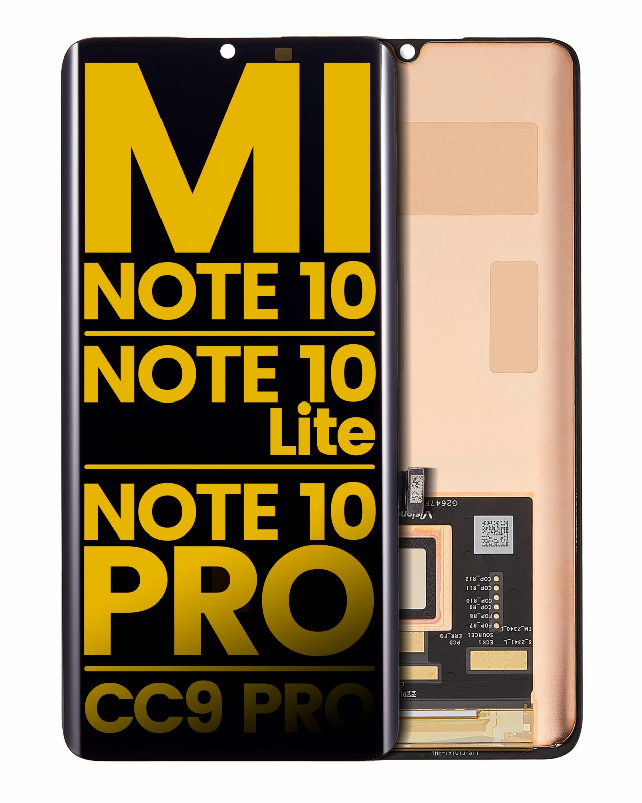 OLED Assembly Without Frame For Xiaomi Mi Note 10 / Note 10 Lite / Note 10 Pro / CC9 Pro (Refurbished) (All Colors)