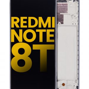 LCD Assembly With Frame For Xiaomi Redmi Note 8T (Refurbished) (Moonshadow Gray)