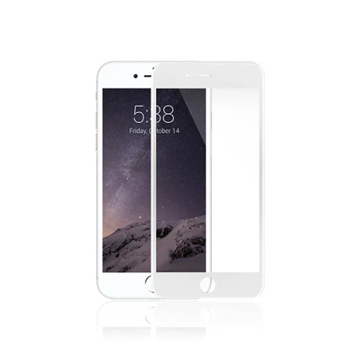 Tempered Glass For iPhone 6 / 6S (3D White)