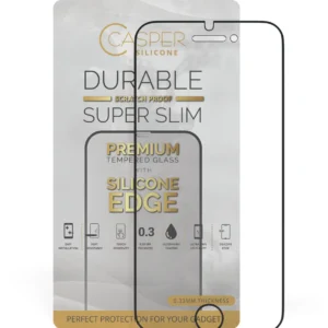Casper Silicone Tempered Glass For iPhone 6 Plus / 6S Plus / 7 Plus / 8 Plus (Retail Pack) (Clear)