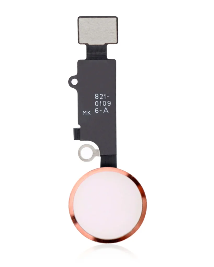 Home Button With Flex Cable For iPhone 7 / 7 Plus / 8 / 8 Plus / SE (2020) / SE (2022) (Warning: For Cosmetic Use Only) (Rose Gold)