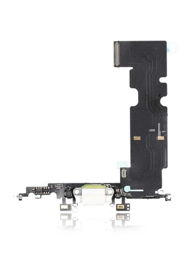Home Button Solution With Charging Port For iPhone 8 (Silver) (Version 2)