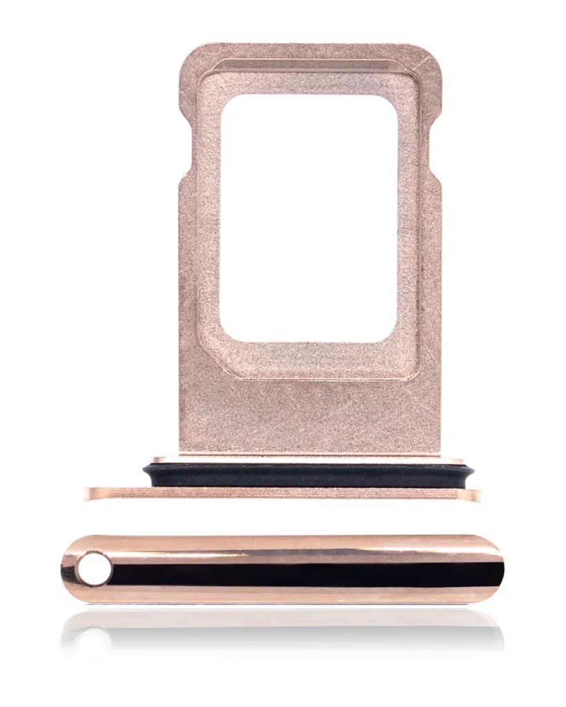 Single Sim Card Tray For iPhone XS Max (Gold)