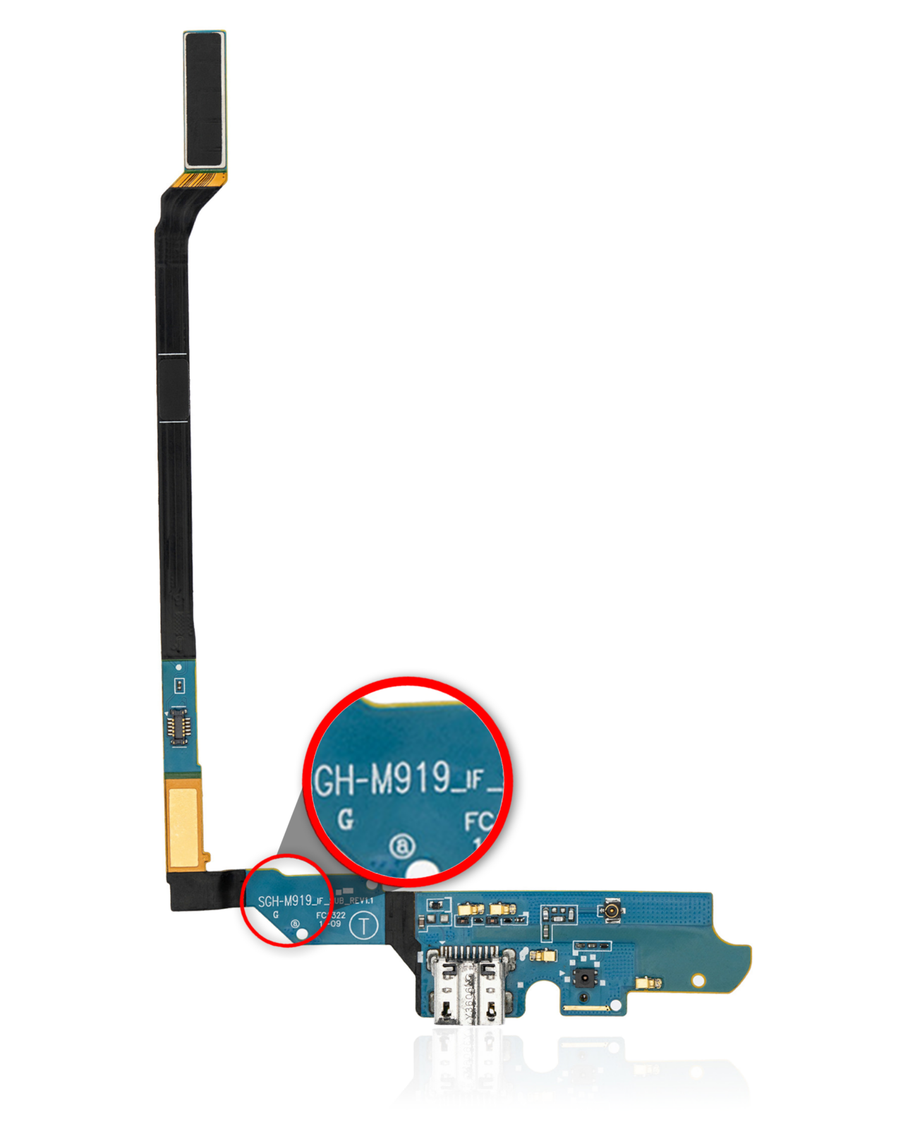 Charging Port Flex Cable For Samsung Galaxy S4 (M919) (T-Mobile)